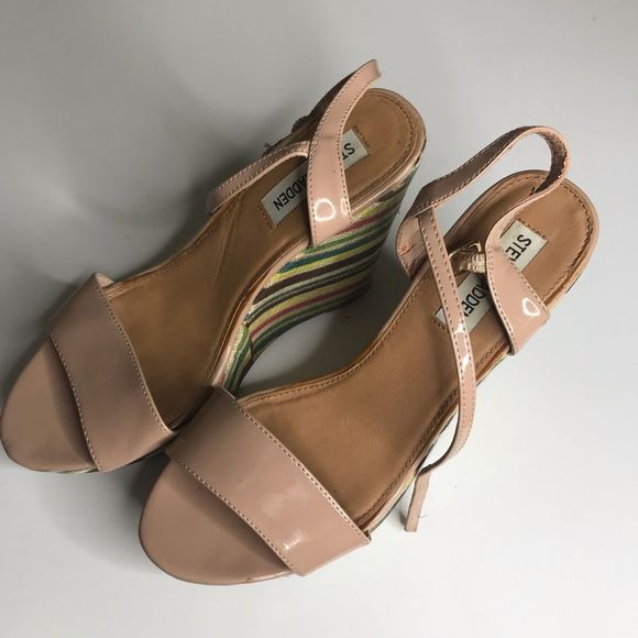 Sophia wedge Sandals by Steve Madden sz9 - Picture 1 of 9